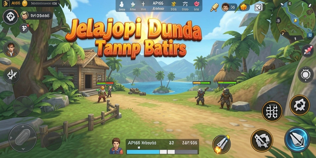 Screenshot gameplay API66 menampilkan eksplorasi dunia yang luas dan mendetail.