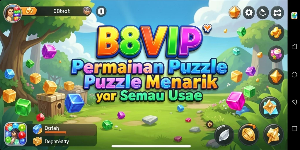 Screenshot B8VIP menampilkan gameplay Puzzle yang seru dan menantang.