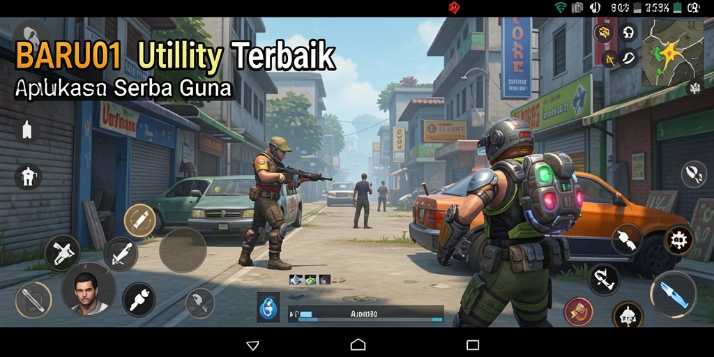 Tampilan utama aplikasi BARU01 dengan fitur nota dan pengingat.