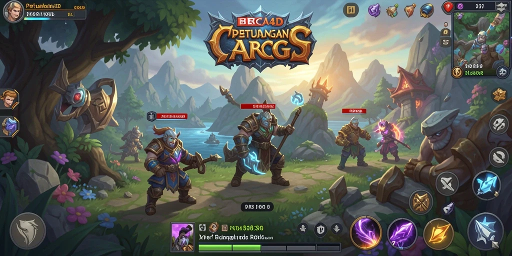 Screenshot gameplay <strong>BBCA4D</strong> menampilkan aksi pertempuran yang menegangkan.