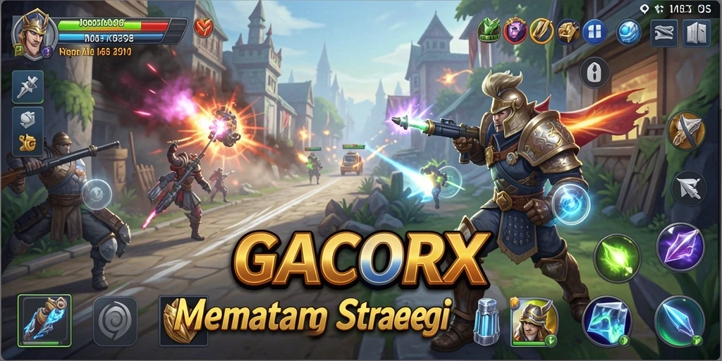 Tampilan gameplay seru dalam GACORX yang penuh strategi.