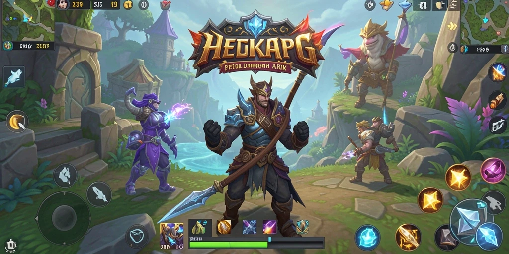 Tampilan gameplay HARAPJP yang menegangkan dan penuh aksi.