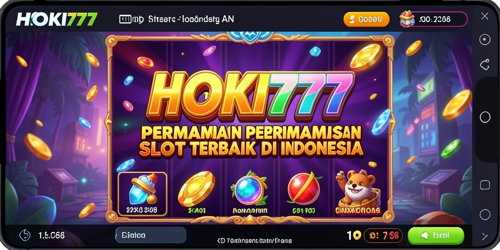 Tampilan gameplay HOKI777 yang mendebarkan dengan berbagai tema Slot.