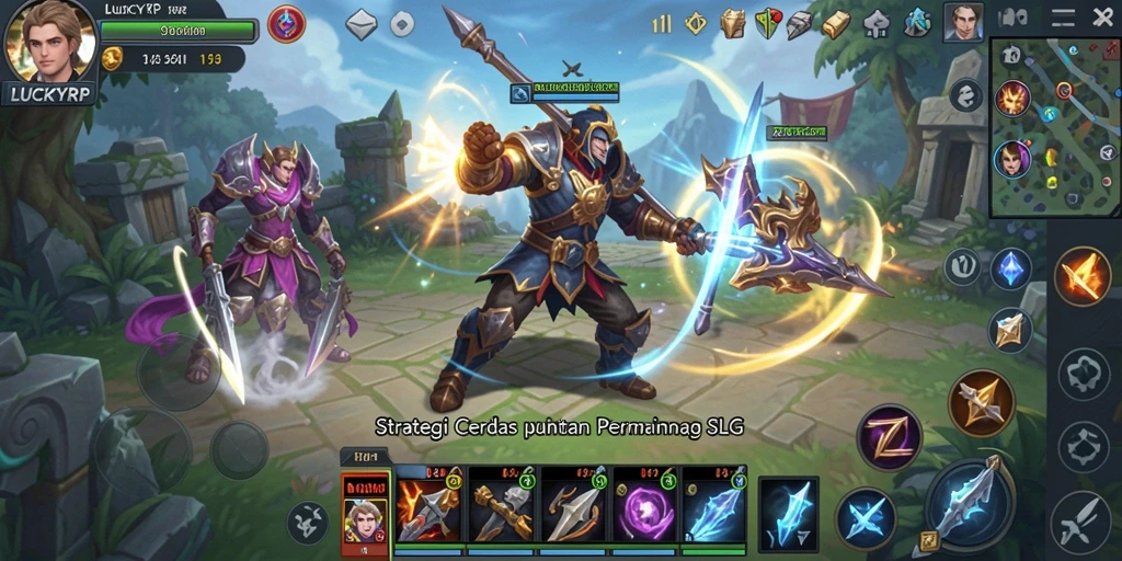 Tampilan menarik dari gameplay SLG LUCKYRP yang penuh strategi.