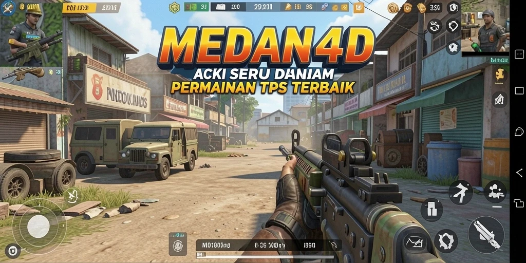 Tampilan gameplay seru dengan aksi menegangkan di MEDAN4D.