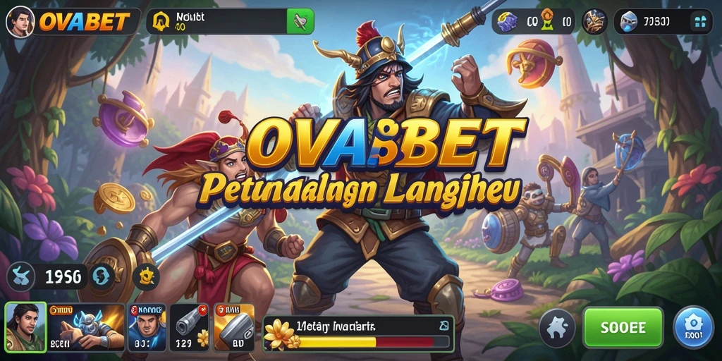 Tampilan gameplay OVABET yang menegangkan dan penuh aksi.