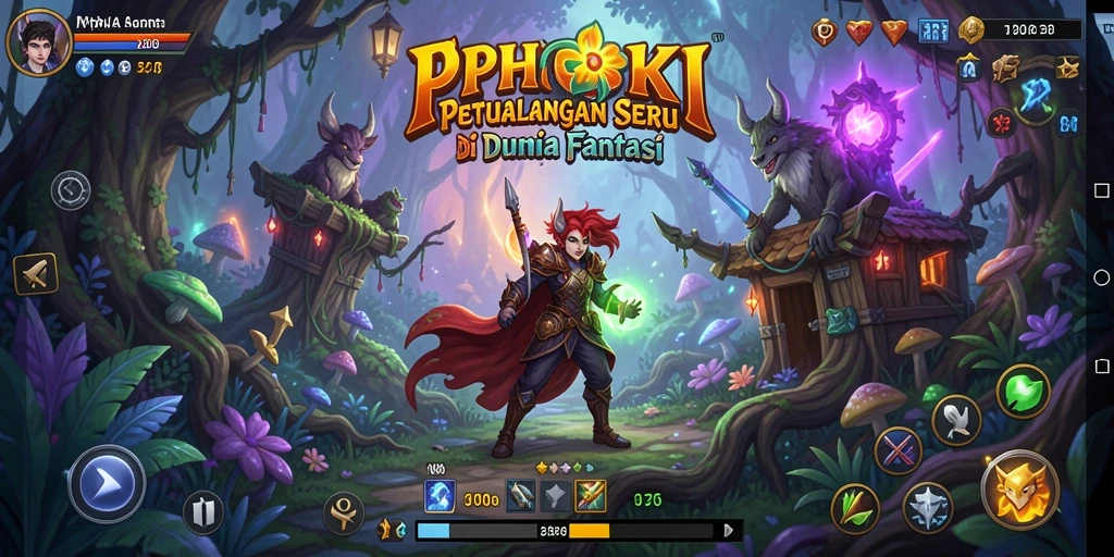 Menampilkan gameplay seru PPHOKI di dunia petualangan.