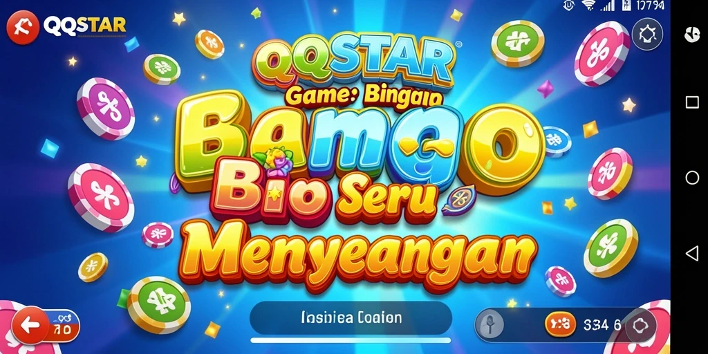 Tampilan gameplay Bingo yang seru dan interaktif di QQSTAR.