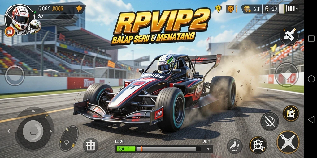 Tampilan gameplay RPVIP2 yang mendebarkan dan penuh aksi.