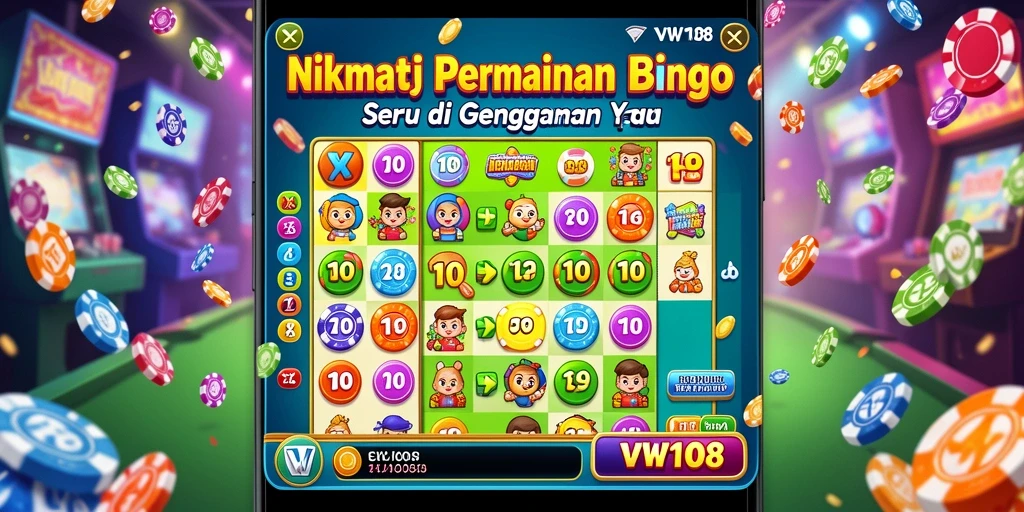 Tampilan gameplay yang dinamis dan seru dalam VW108 Bingo.